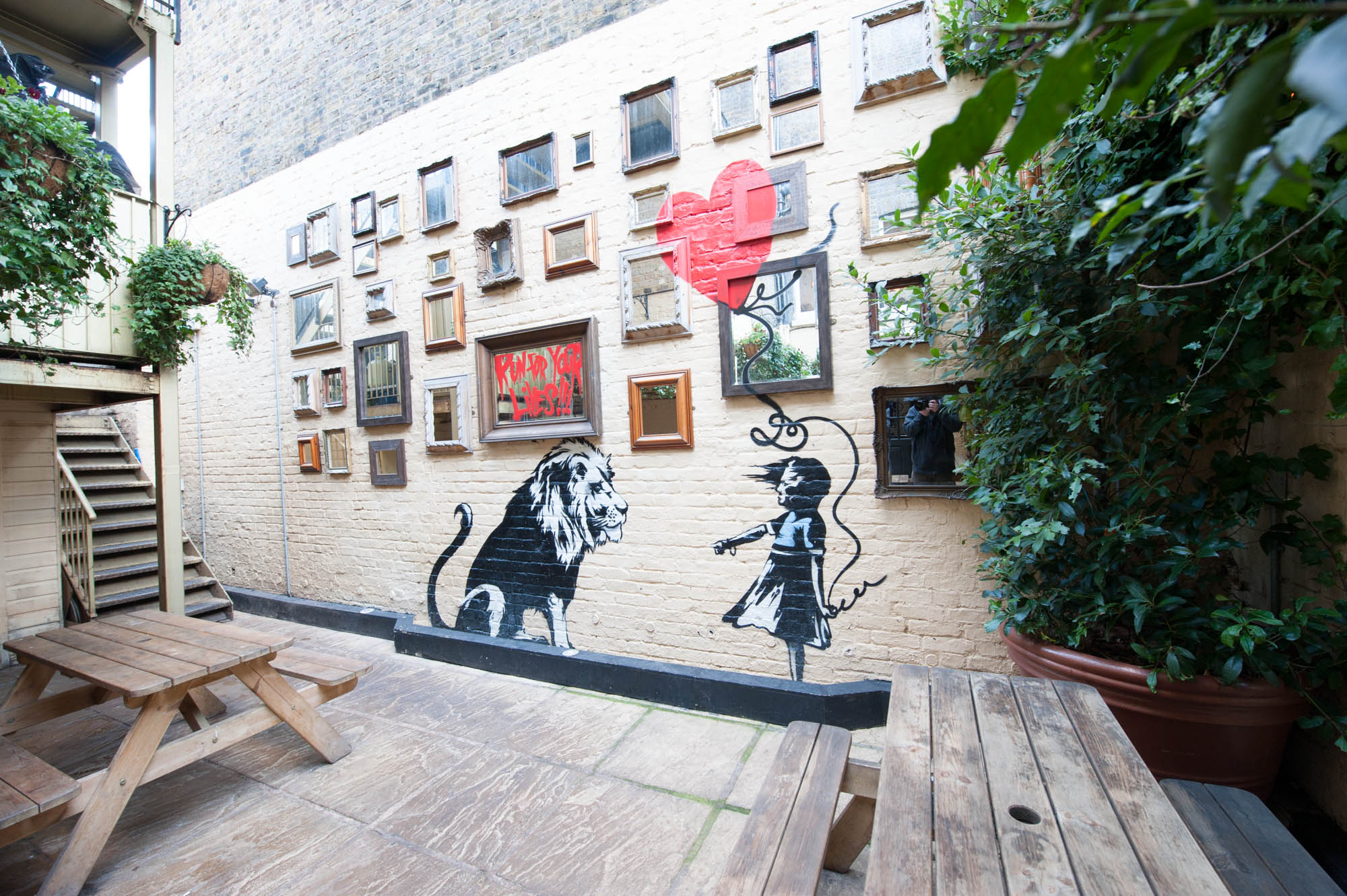 Banksy Beer Garden
