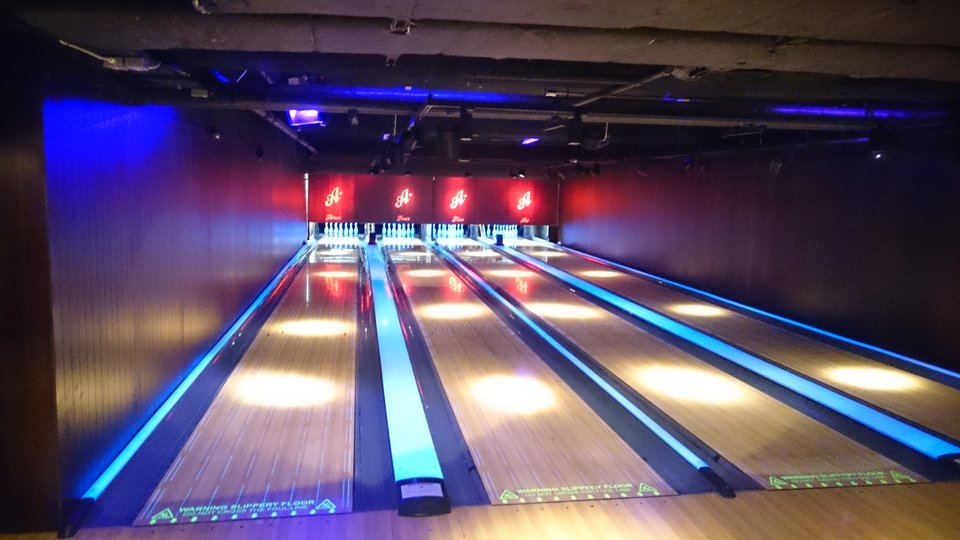 All Star Lanes bowling lanes