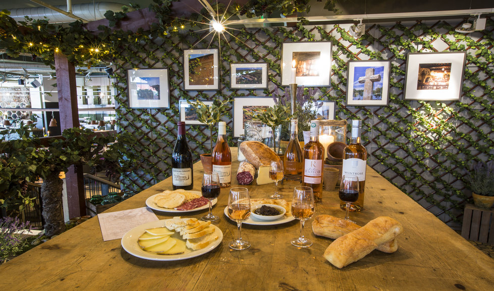Le Petite Provence wine and food offerings