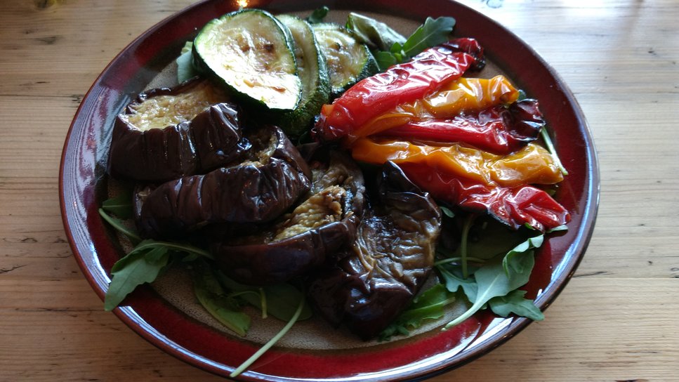 Zia Lucia - roasted aubergines, courgettes and peppers