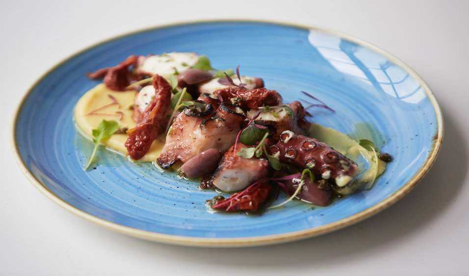 Chargrilled octopus
