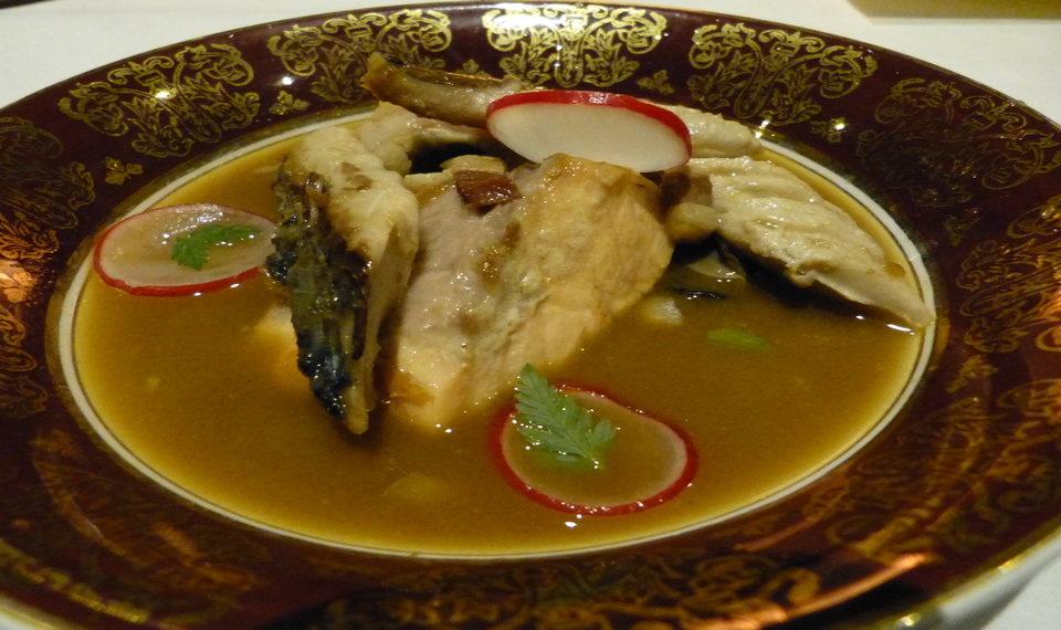 Fish soup with XO sauce